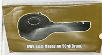 NEW RWB 50rd 9mm drum magazine, OVERSTOCK, for