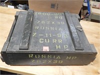 Russian Wooden Ammo Crate