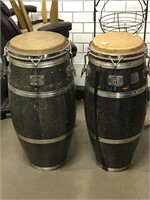 Pair Conga Drums - Gon Bops - some wear