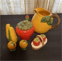 Vtg Maruhon Ware Fruit & Vegetable kitchen ware