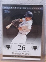 2007 Topps Hideki Matsui #'d/29 Yankees Card