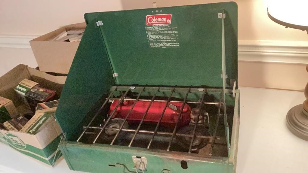 Coleman two burner cook stove