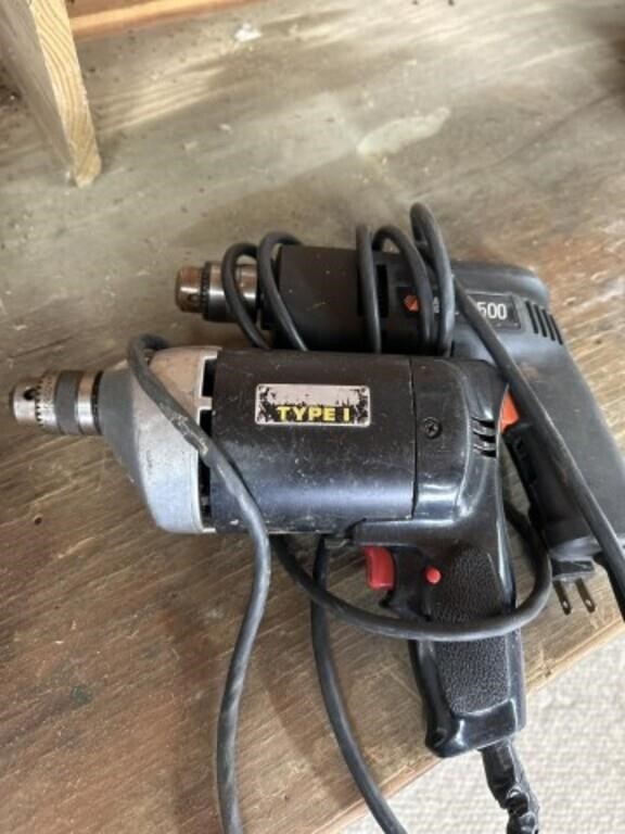 Two Electric Drills