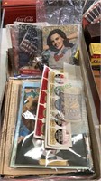 1940s ephemeral lot including decals, magazines,