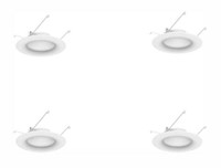 EcoSmart 4-Pack 5/6 in. Downlight Dimmable 65w LED