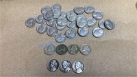 COINS - WAR NICKELS AND JEFFERSON NICKELS