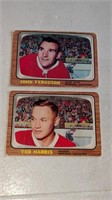 1966 67 Topps Hockey #69 & 70