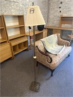 Metal floor lamp