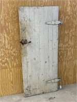 Antique Commercial Ice Box Door 65"H x 27"W