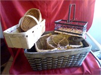 Large set of baskets