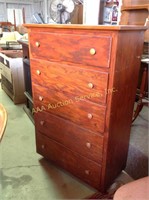 Chest of drawers. 52"h x 33.75"w x 17.25"w