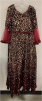SIZE 14 TO 20 ISHAL KHAN WOMENS ADJUSTABLE GOWN