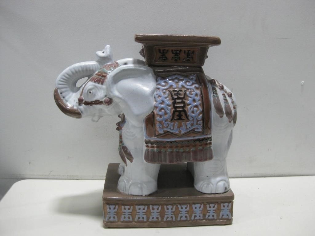20"x 20"x 13" Plaster ELephant Plant Stand See