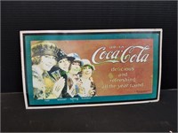 17.x9.5 Drink Coca-Cola Metal Sign