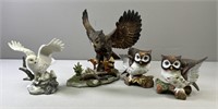 Wellington Porcelain Owls