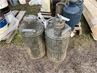 (2) Oil Cans