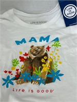 "MAMA" Life is Good T-Shirt New with Tags
