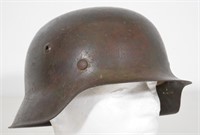 WWII M42 German Camo Painted Helmet