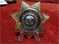 California Dept of Corrections badge #40658