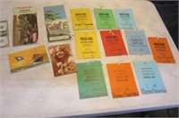 15 vintage Paper Broncos Press Pass Maps Postcard