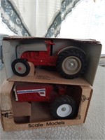 Ertl Ford 8N tractor & JLE white Oliver 1855