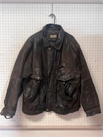 Charles Klein Vintage Brown Leather Jacket