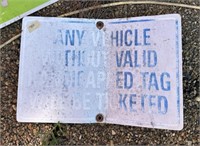 Vehicle Ticket Sign