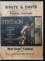 FALL&WINTER 1932/33 WHITE & DAVIS SADDLE CATALOG