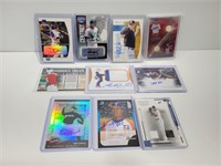 (10) Baseball Autographed & Patch Cards