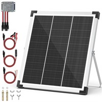 Solar Panel Kit 20W 12V - RV Battery Maintainer T