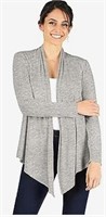 SMALL NINA LEONARD GRAY SWEATER $40