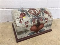 Modern Painted Dome Top Small Trunk