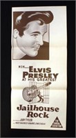 Original Elvis Jailhouse Rock movie poster