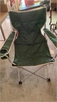 1 ducks unlimited fold out chair, [like new) and