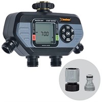 Melnor 65141AMZ 4 Zone Digital Water Timer, Grey,