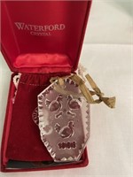 WATERFORD CHRISTMAS ORNAMENT     1986