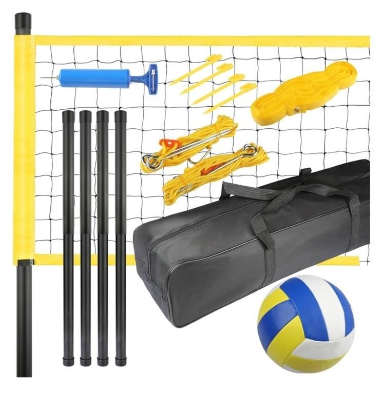 Portable Volleyball Net Set