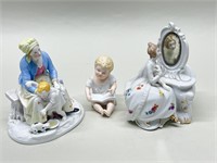 Porcelain Ceramic Figurines & Jewlery Box