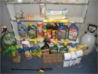 Lawn and Garden Items-Contents of Shelves