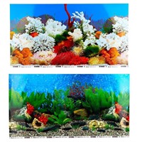 2 Pack Fish Tank Background Sticker Double Sided