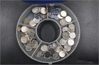 COLLECTION OF UNSORTED USA & CND DIMES