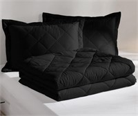 New Dorring Nessin Queen Black Comforter Set