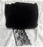 Roll of Black lace