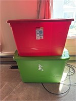 Totes (2, red, green)