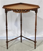 Antique Victorian Corner Table