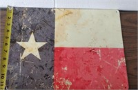 Texas State Flag Tin Sign