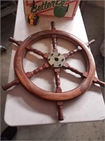30" Ships Wheel - real and heavy!