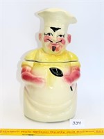 Vintage French chef cookie jar by American
