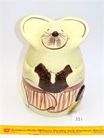 Vintage mouse w/cookie cookie jar, unmarked,