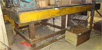 10' X 6' Heavy Machine Tool Work Bench Table